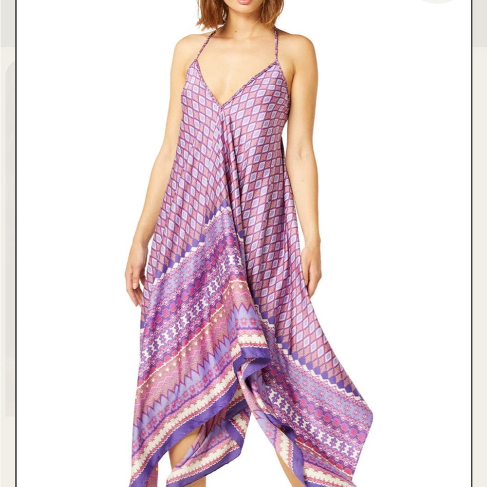 Misa Bohemian Purple Maxi Dress